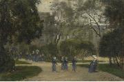 Stanislas lepine Nuns and Schoolgirls in the Tuileries Gardens china oil painting artist